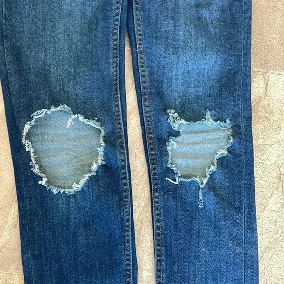 Free People | Busted Knee Skinny Jeans - Picture 7 of 8